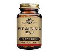 Solgar Vitamin B12 500 ug Vegetable Capsules, 50
