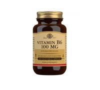 Solgar Vitamin B6, 100 Vegetable Capsules Sugar, Salt and Starch Free BBD 11/27