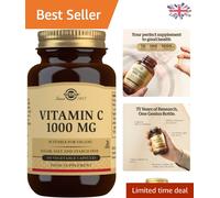 Solgar Vitamin C 1000mg - 100 Capsules for Immune Support & Antioxidants