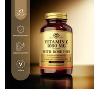 Solgar Vitamin C 1000mg With Rose Hips 100 Tablets