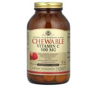 Solgar, Vitamin C Chewable Tablets, Natural Raspberry, 500 mg, 90 Chewable...