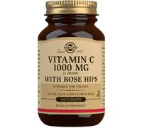 Solgar Vitamin C with Rose Hips 1000mg Vegan Vegetarian 100 or 250 Tablets