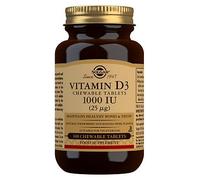 Solgar Vitamin D3 1000 IU (25g) Chewable - 100 Tablets