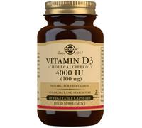 Solgar Vitamin D3 4000 IU (100 µg) Vegetable Capsules - Pack of 60 -...