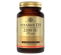 Solgar Vitamin D3 2200 IU (55 µg) Cholecalciferol - 100 Vegetarian Capsules