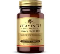 Solgar Vitamin D3 (Cholecalciferol) 2200 IU (55 mcg) Vegetable 50 Capsules
