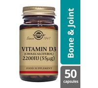 Solgar Vitamin D3 2200IU (55µg) 50 Vegetable Capsules