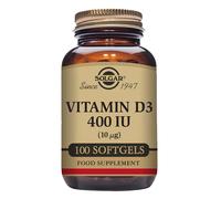 Solgar Vitamin D3 Cholecalciferol 400 IU Softgels - 100 Capsules