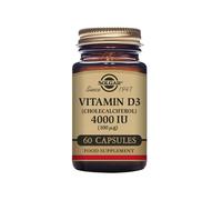Solgar Vitamin D3 (Cholecalciferol) 4000 IU (100 µg) Vegetable Capsules - Pack of 60