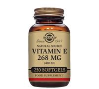 Solgar Natural Source Vitamin E 268 mg (400 IU) Softgels - Pack of 50