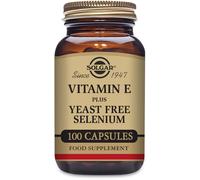Solgar Vitamin E with Yeast-Free Selenium Vegetable Capsules, 100