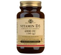 Solgar Vitamin D3 (Cholecalciferol) 4000 IU (100 µg) Vegetable Capsules - Pack of 60
