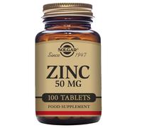 Solgar Zinc 50 mg Tablets - Pack of 100