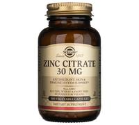 Solgar Zinc Citrate 30mg - Healthy Skin, Hair & Nails - Antioxidant - Healthy Brain Function - Vegan - 100 Vegetable Capsules