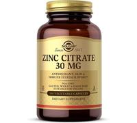 Solgar Zinc Citrate 30mg - Healthy Skin, Hair & Nails - Antioxidant - Healthy Brain Function - Vegan - 100 Vegetable Capsules