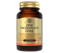 Solgar Zinc Picolinate 22 mg - Supports Skin, Hair & Immune System - 100 Capsules