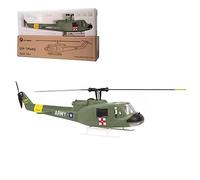 SOLIAXDIY FLYWING UH1-V3 Huey RC Helicopter, 470-Class 6CH Brushless with GP/S & 3D Stunt Flight, Omnidirectional Positioning, Metal Frame for Expert Pilots (PNP Version)