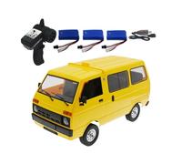 SOLIAXDIY WPL D42 4WD RC Off-Road Truck, 2.4GHz Remote Control Climbing Car with LED Lights & Metal Roll Cage, 1:10 Scale Drift Vehicle RTR Model for Adults & Hobbyists