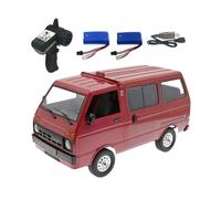 SOLIAXDIY WPL D42 4WD RC Off-Road Truck, 2.4GHz Remote Control Climbing Car with LED Lights & Metal Roll Cage, 1:10 Scale Drift Vehicle RTR Model for Adults & Hobbyists