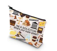 Solicitor Makeup Bag Solicitor Gift Paralegal Gift I'm A Solicitor What's Your Super Power Lawyer Zipper Pouch (Solicitor UK)