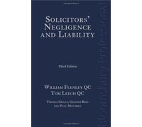 Solicitors' Negligence and Liability by Tom Leech (2012-12-19)