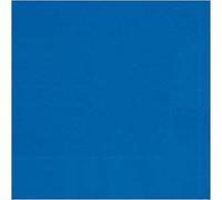 Solid 16cm Disposable Luncheon Paper Napkins Tableware for Celebrations, Parties and Events, Count-20 (Royal Blue)