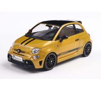 1:18 SOLIDO Fiat Nuova 500 Abarth 595 2022 Yellow Met Black SL1811306 Model