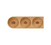 Solid 3 Coat Rack Oak