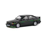 SOLID 4310406 MINIATURE ALPINA B10 BITURBO BLACK W/GREEN STRIPE 1994 1/43