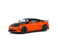 1:43 SOLIDO Renault Alpine A110 Radicale Coupe 2023 Orange Black SL4317202 Model