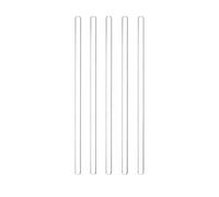 Solid 4mm Glass Stir Stick Fire Polished Ends-5Pcs 15cm