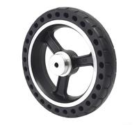 Solid 5.5-inch Wheels for Small Robotic Platforms, 13.7x13.7x3.9 cm Physical Dimensions, Aluminum Rim Mounting, Compatible with Standard Motor Shafts (8mm)