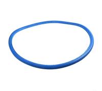 Solid 700x23c Bicycle Outer Tire Tubeless Non Inflatable Rubber for Flat Resistant Riding Suitable for Steel Ring Diameter Above 16MM (Blue)