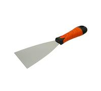 Solid® - 80mm/3Inch Wall Scraper Plastering Rendering Decorating Scraper Soft Grip Stainless Steel
