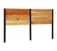 (Solid acacia wood, 180 cm) vidaXL Headboard 100 cm Solid Wood Mango and Iron bed headboard