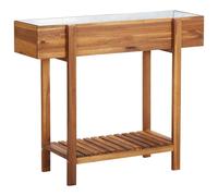 vidaXL Raised Garden Raised Bed Solid Acacia Wood and Zinc UK HOT