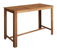Vidaxl Bar Table Solid Acacia Wood 150X70X105 Cm