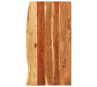 vidaXL Solid Acacia Wood Bathroom Vanity Top Wooden Countertop Vanity Top