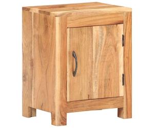 Solid Acacia Wood Bedside Cabinet Bedroom Wooden Nightstand Storage vidaXL