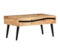 Solid Acacia Wood Coffee Table Wooden Couch Side Centre Desk Furniture vidaXL