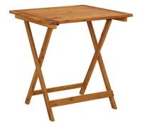 vidaXL Folding Garden Table 70x70x75 cm Solid Acacia Wood UK GF0