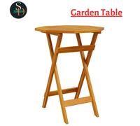 vidaXL Folding Garden Table Outdoor Table Patio Dining Table Solid Wood Acacia