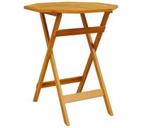 Solid Acacia Wood Folding Garden Table Outdoor Dining Bistro Table vidaXL