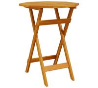 Solid Acacia Wood Folding Garden Table Outdoor Dining Bistro Table vidaXL