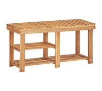 Solid Acacia Wood Shoe Storage Rack Cabinet Shelf Organiser Holder vidaXL