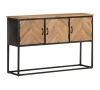Solid Acacia Wood Sideboard Industrial Side Cabinet Standing Shelf vidaXL