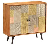 Solid Acacia Wood Sideboard Storage Cabinet Organiser Cupboard Unit vidaXL