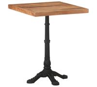 (solid acacia wood, square/4 legs) vidaXL Solid Acacia Wood Bistro Table Kitchen Bar Counter Desk Multi Models