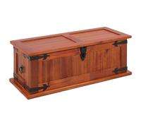 vidaXL Solid Acacia Wood Storage Chest 60x25x22cm Cabinet Trunk Organiser Box