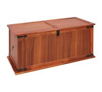 Solid Acacia Wood Storage Chest Cabinet Trunk Wooden Organiser Box vidaXL